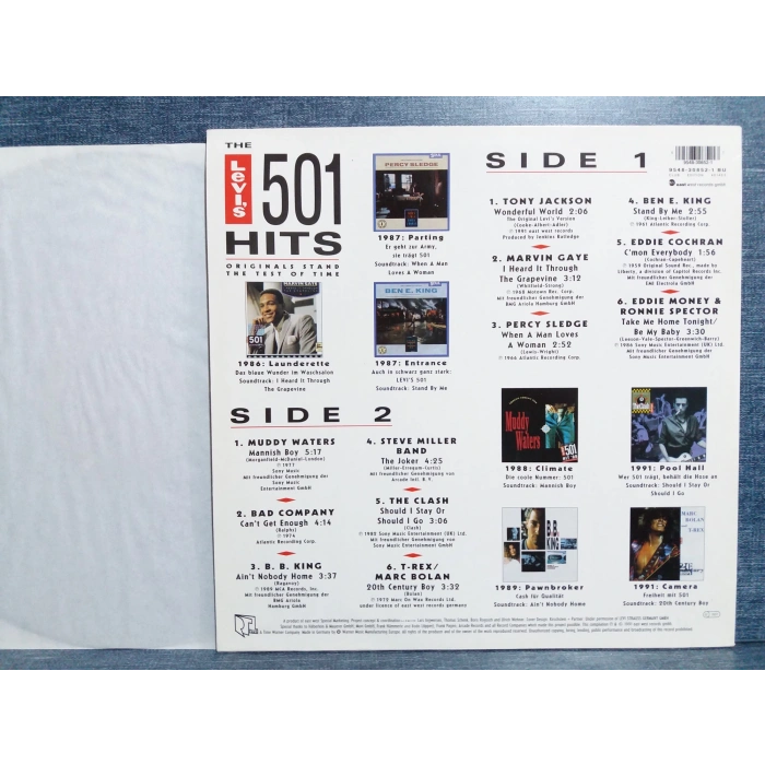 LEVIS 501 HITS SOUNDTRACK MUSIC LP