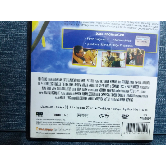 LIFE DEATH PETER SELLERS DVD FİLM