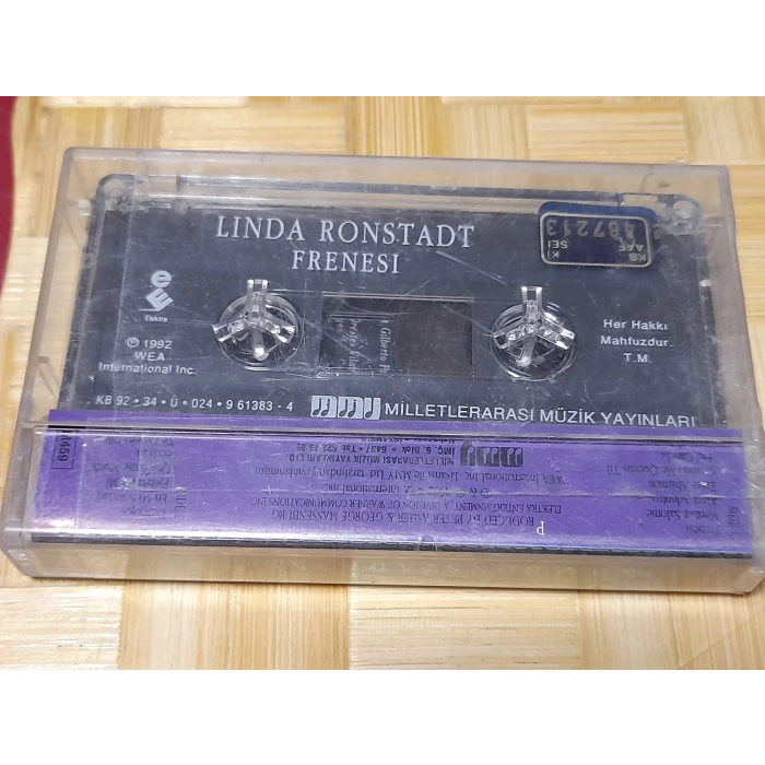 LINDA RONSTADT FRENESI MÜZİK KASET