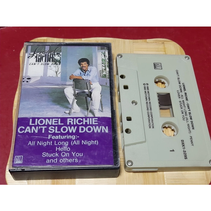 LIONEL RICHIE CANT SLOW DOWN MÜZİK KASET
