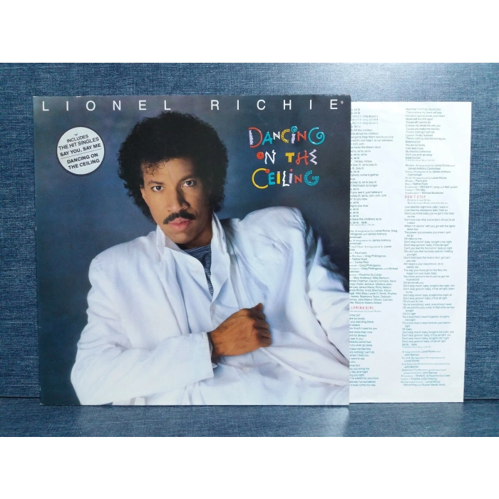 LIONEL RICHIE DANCING ON THE CEILING MUSIC LP