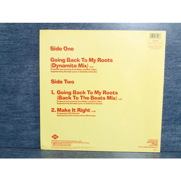 LISA M GOING BACK TO MY ROOTS MAXI LP