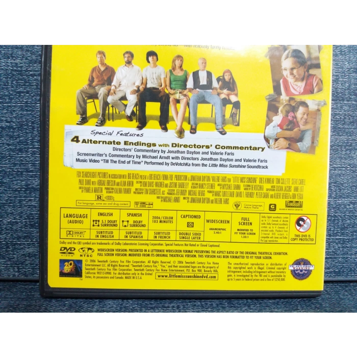 LITTLE MISS SUNSHINE DVD FİLM (İNGİLİZCE)
