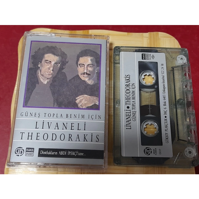 LİVANELİ GÜNEŞ TOPLA BENİM İÇİN MÜZİK KASET