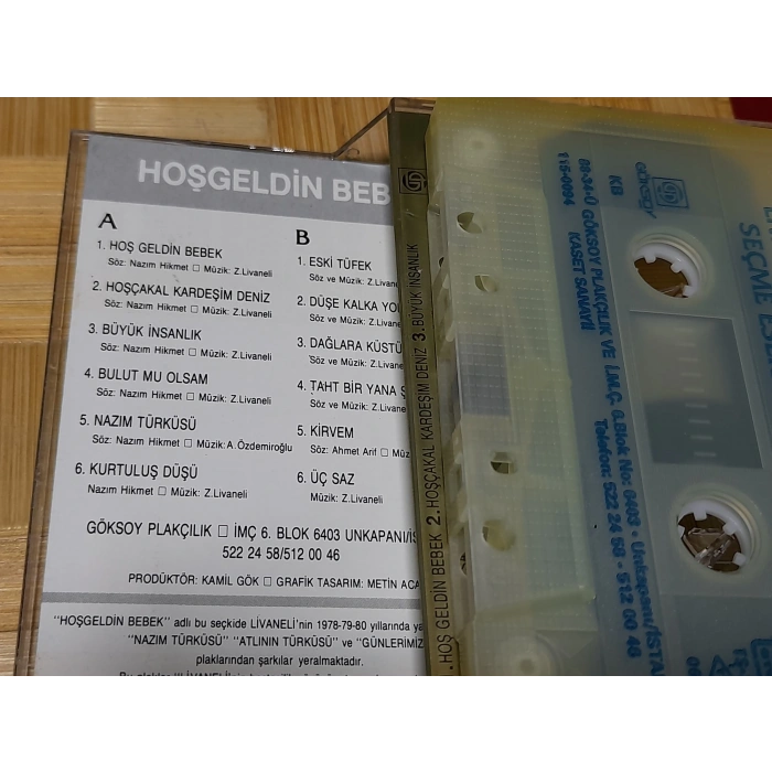 LİVANELİ HOŞGELDİN BEBEK MÜZİK KASETİ