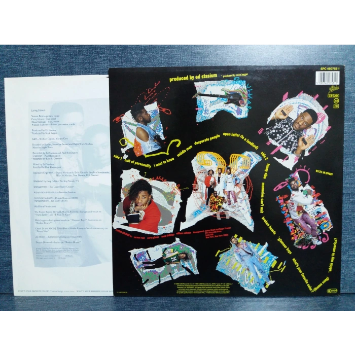 LIVING COLOUR VIVID MUSIC LP