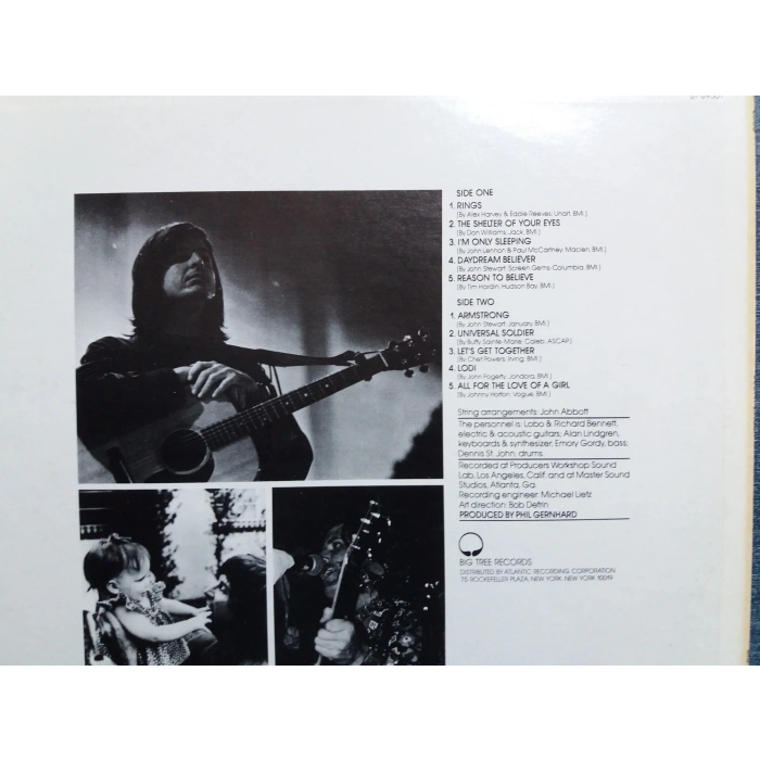 LOBO JUST A SINGER MUSIC LP