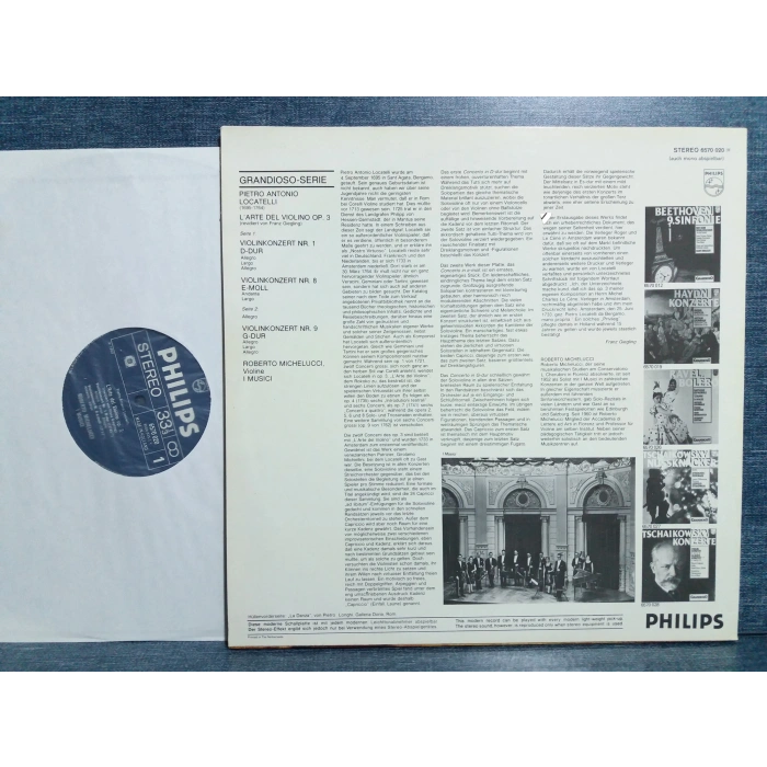 LOCATELLI I MUSICI 3 VIOLIN CONCERT R MICHELUCCI