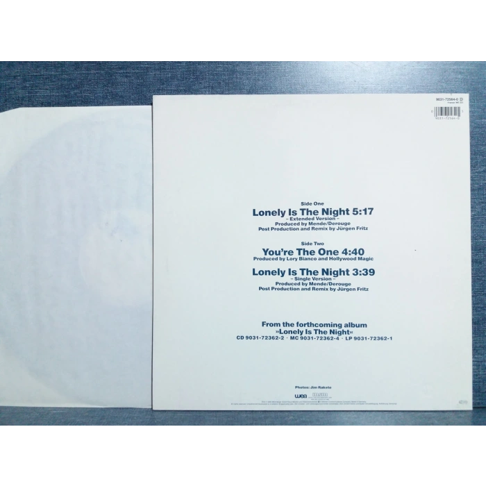 LORY BIANCO LONELY IS THE NIGHT MAXI LP