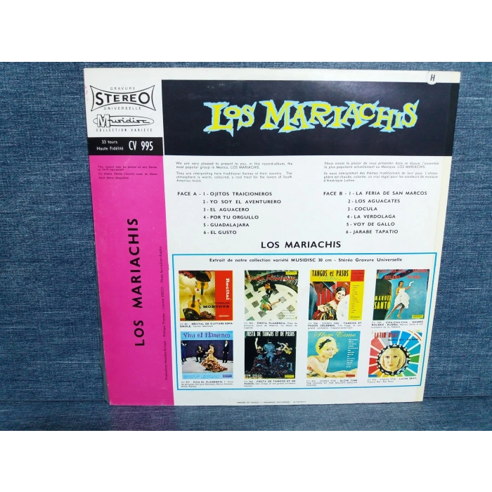 LOS MARIACHIS  MUSIC LP