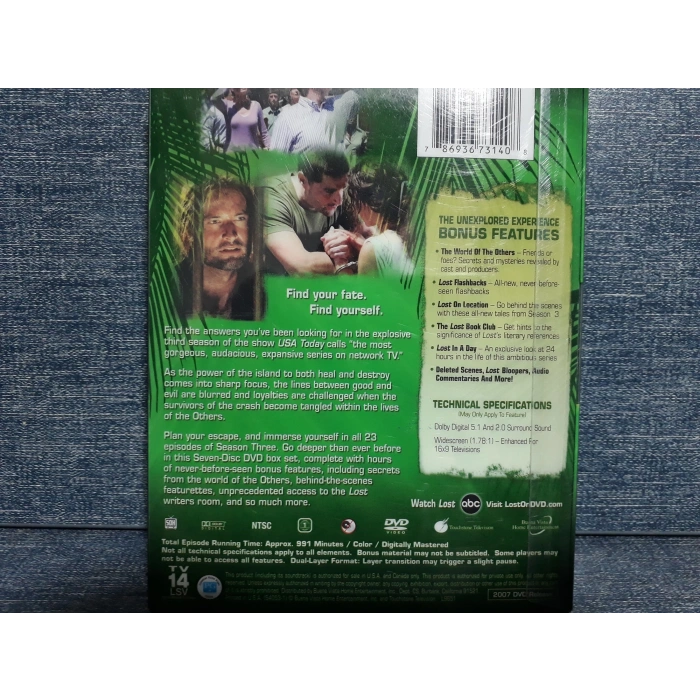 LOST 3 THIRD SEASON 7 DISK BOX DVD FİLM (İNGİLİZCE)