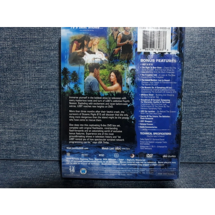 LOST 4 FOURTH SEASON 6 DISK BOX DVD FİLM (İNGİLİZCE)