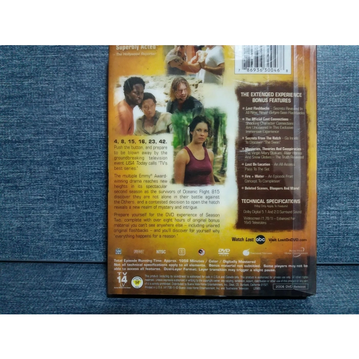 LOST SECOND SEASON 7 DISK BOX DVD FİLM (İNGİLİZCE)