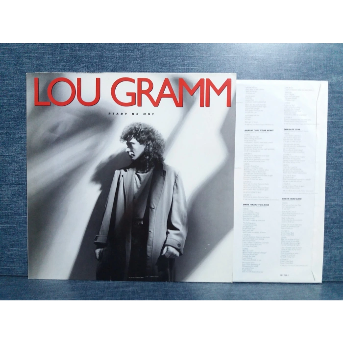 LOU GRAMM READY OR NOT MUSIC LP