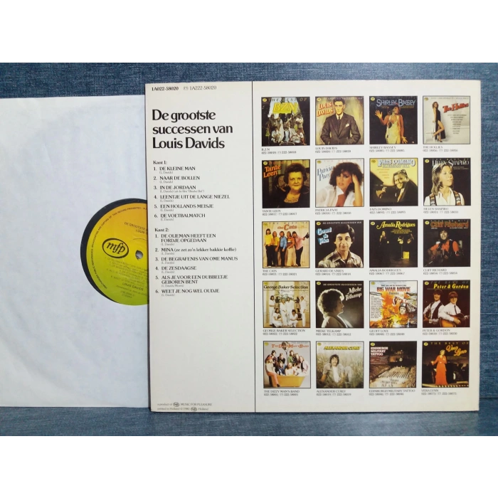 LOUIS DAVIDS DE GROOTSTE SUCCESSEN LP