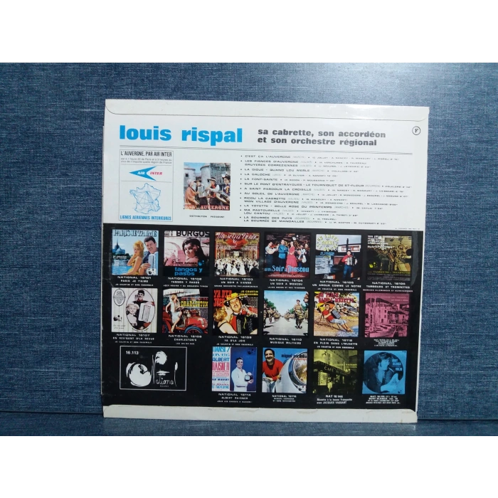 LOUIS RISPAL MON BAL EN AUVERGNE MUSIC LP