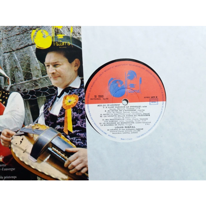 LOUIS RISPAL MON BAL EN AUVERGNE MUSIC LP