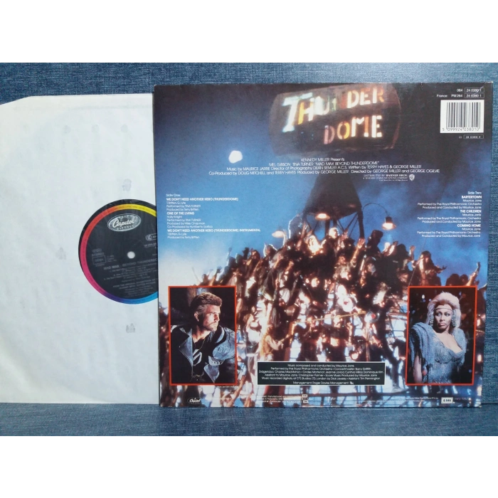 MAD MAX BEYOND THUNDERDOME  SOUNDTRACK FILM MUSIC LP