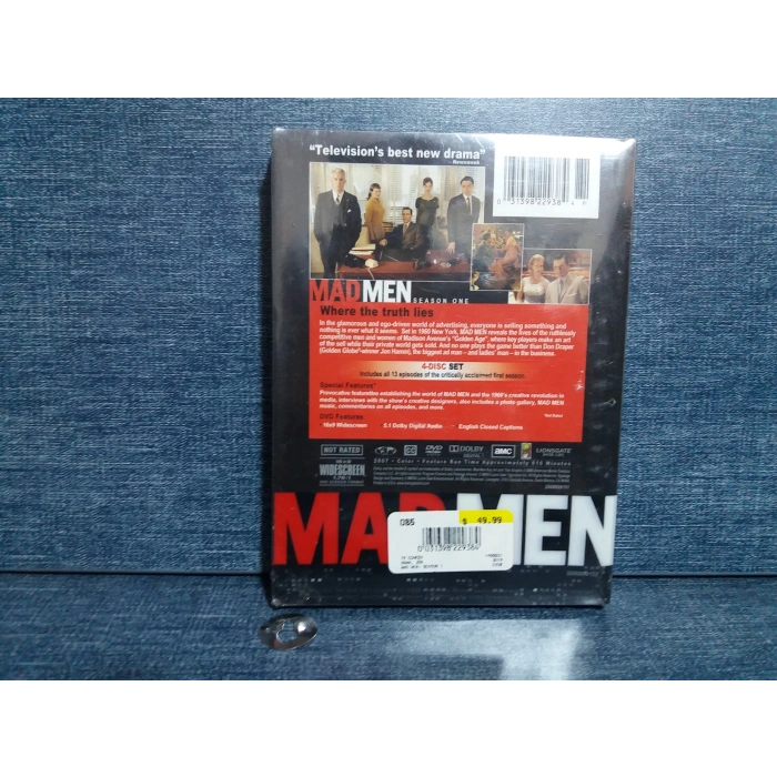 MAD MEN SEASON ONE DVD FİLM (İNGİLİZCE - 4 DISC - SIFIR)
