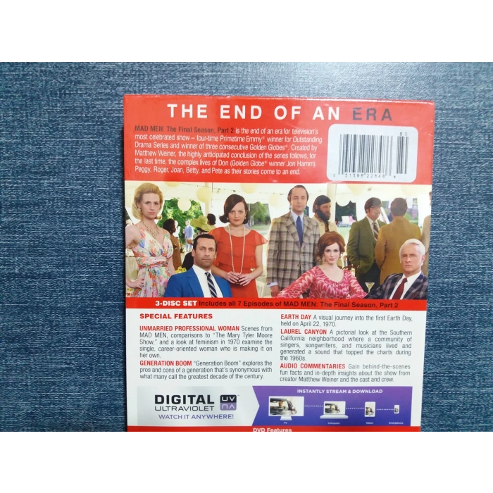MAD MEN SEASON PART 2 DVD FİLM (İNGİLİZCE-SIFIR-3 DISK)