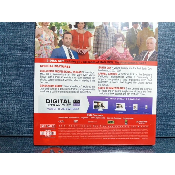 MAD MEN SEASON PART 2 DVD FİLM (İNGİLİZCE-SIFIR-3 DISK)