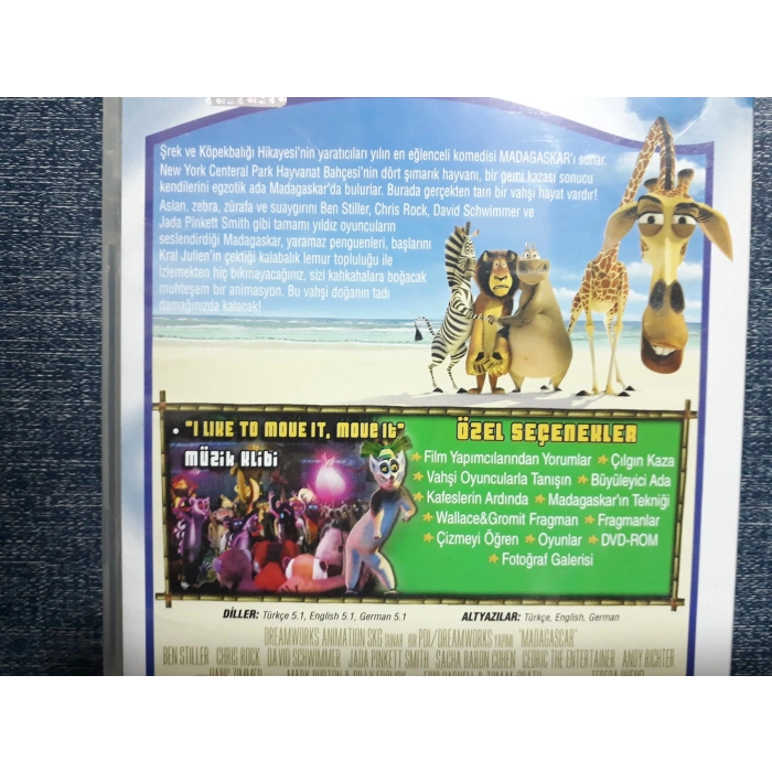 MADAGASKAR DVD FİLM