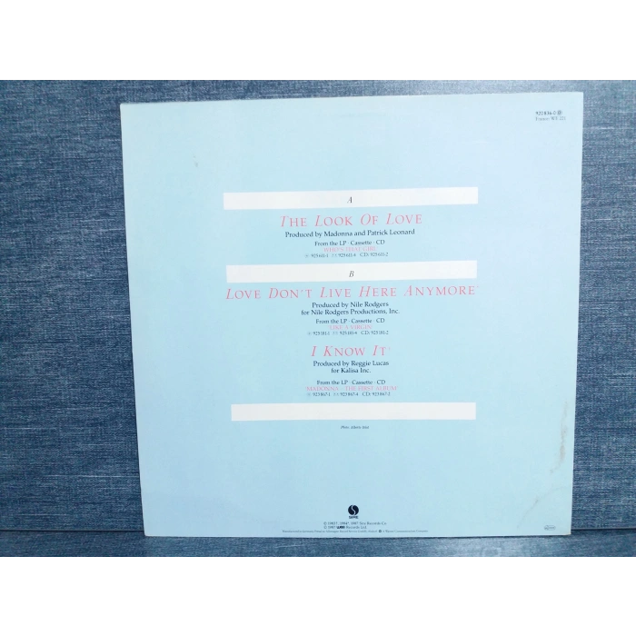 MADONNA LOOK OF LOVE MAXI LP