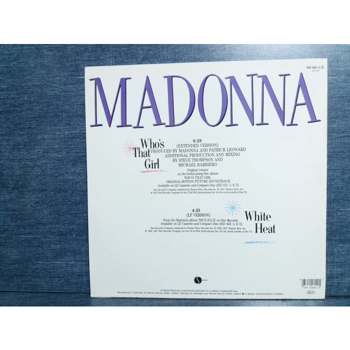 MADONNA WHOS THAT GIRL MAXI LP