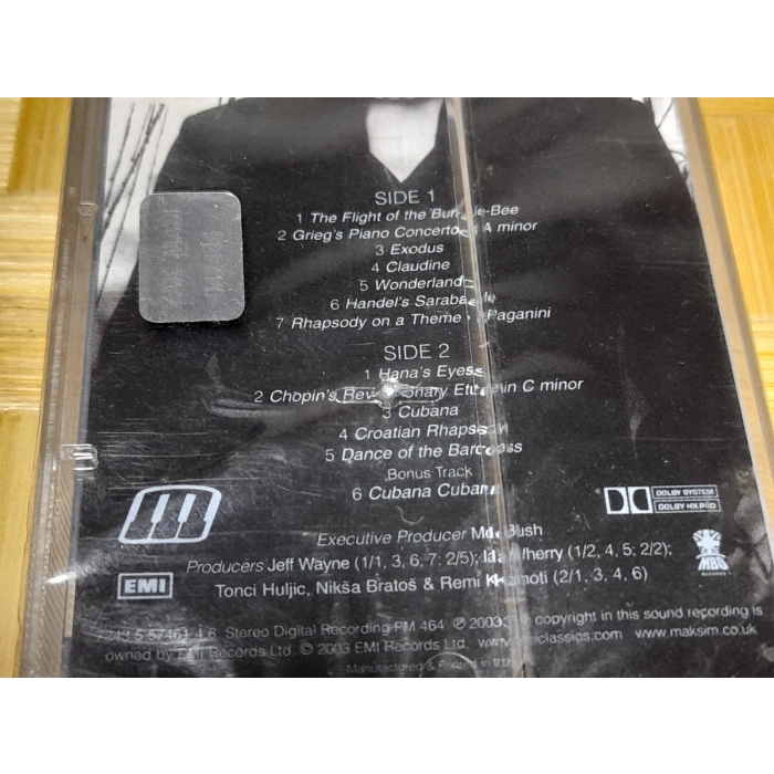 MAKSIM THE PIANO PLAYER MÜZİK KASET