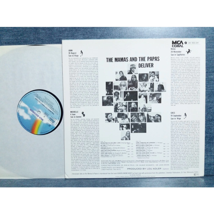 MAMAS PAPAS DELIVER MUSIC LP