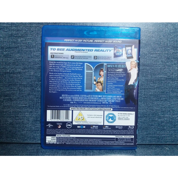 MAMMA MIA BLURAY (İNGİLİZCE)