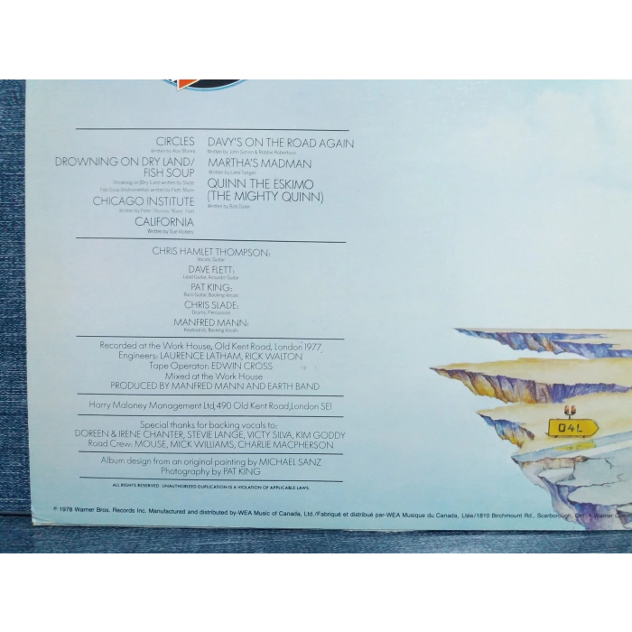 MANFRED MANN EARTH BAND WATCH