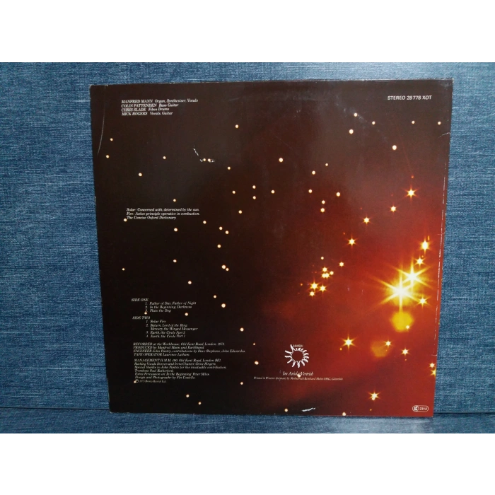 MANFRED MANNS EARTH BAND SOLAR FIRE LP