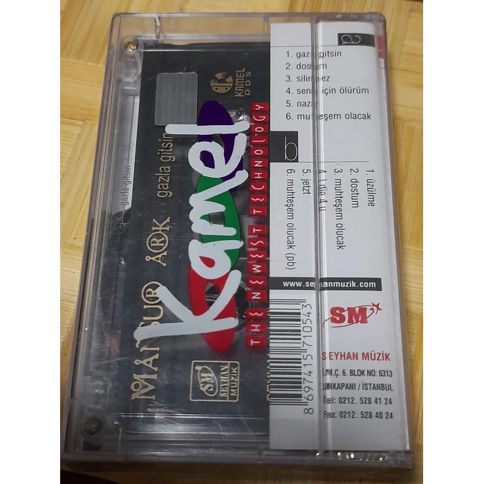 MANSUR ARK GAZLA GİTSİN MÜZİK KASET