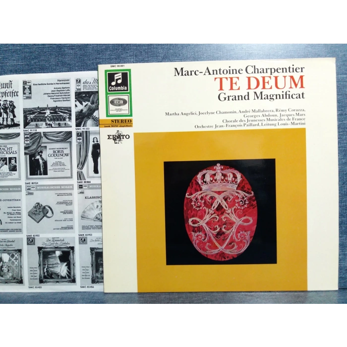 MARC ANTOINE CHARPENTIER TE DEUM GRAND MAGNIFICAT  LP