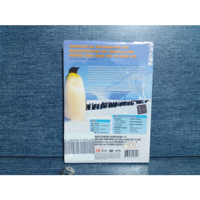 MARCH OF THE PENGUINS İMPARATIR DVD FİLM (SIFIR-2CD)