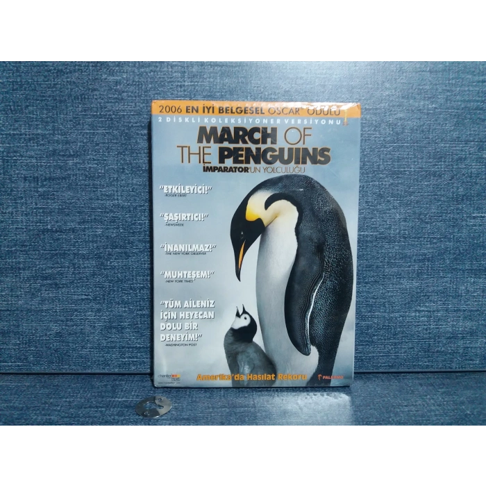 MARCH OF THE PENGUINS İMPARATIR DVD FİLM (SIFIR-2CD)