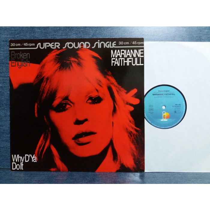 MARIANNE FAITHFULL WHY DYA DO IT MAXI LP