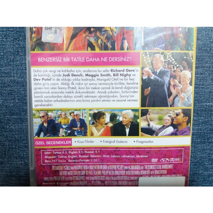 MARIGOLD OTELİ HAYATIMIN TATİLİ 2 DVD FİLM (SIFIR)