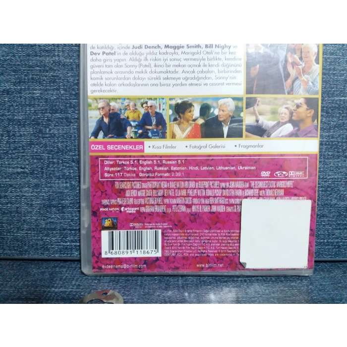 MARIGOLD OTELİ HAYATIMIN TATİLİ 2 DVD FİLM (SIFIR)