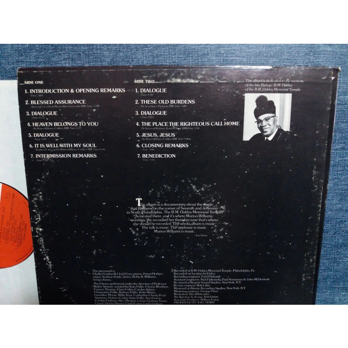 MARION WILLIAMS BLESSED ASSURANCE LP