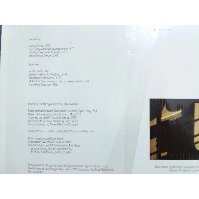 MARK ISHAM VAPOR DRAWINGS MUSIC LP