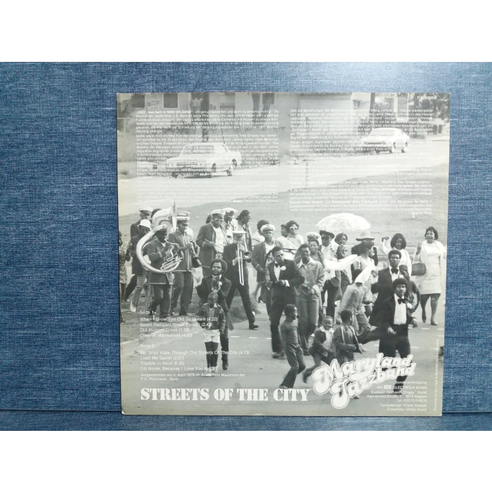 MARYLAND JAZZBAND STREETS OF THE CITY  LP