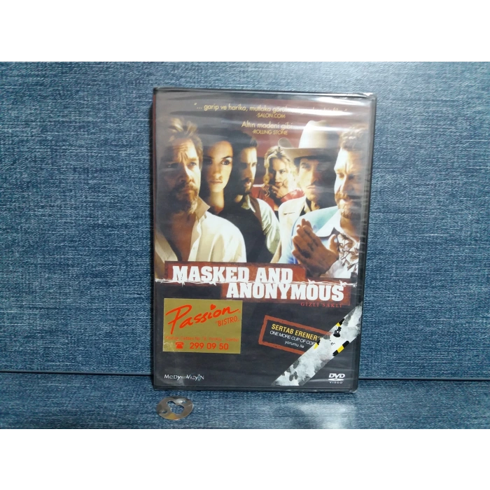 MASKED AND ANONYMOUS BOB DYLAN DVD FİLM (SIFIR)