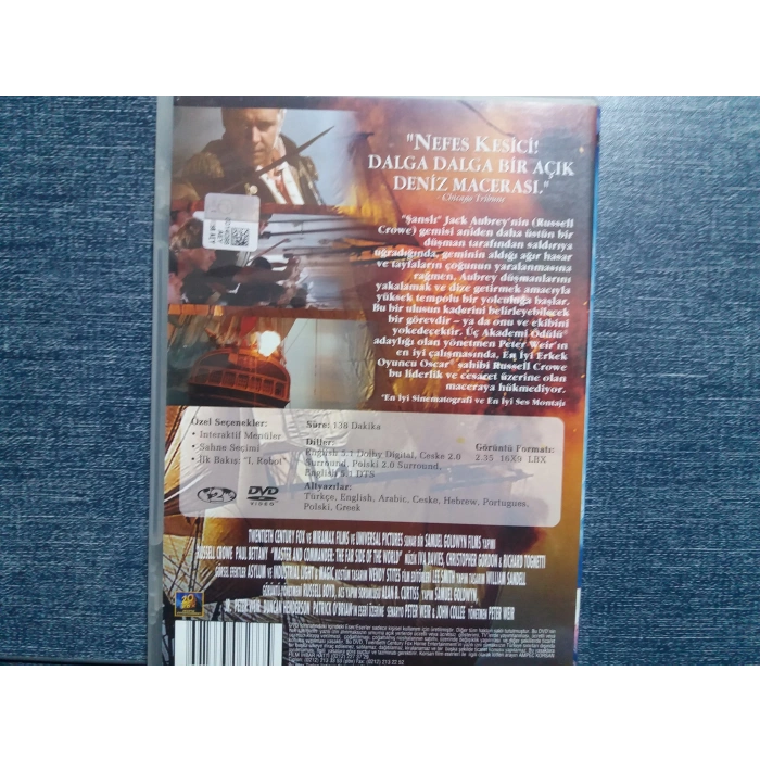 MASTER COMMANDER DVD FİLM