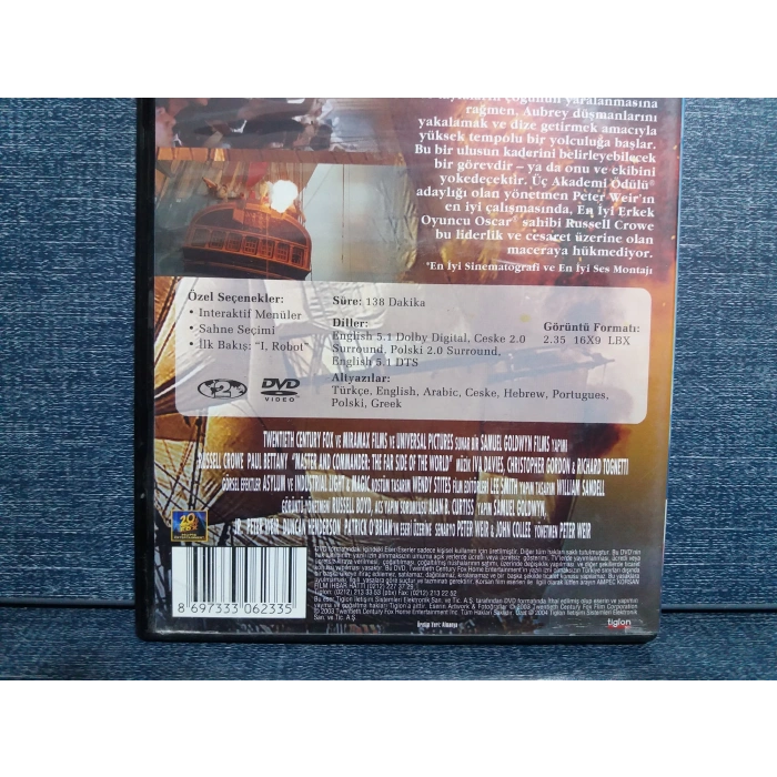 MASTER COMMANDER DVD FİLM