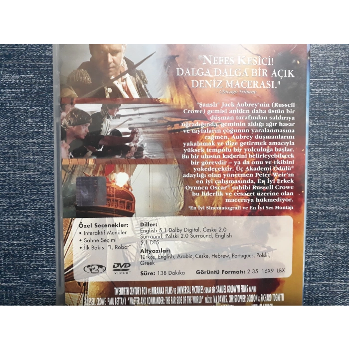 MASTER COMMANDER DVD FİLM