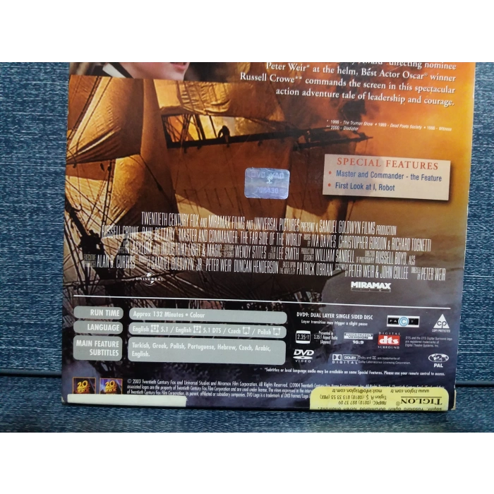 MASTER OF COMMANDER DVD FİLM