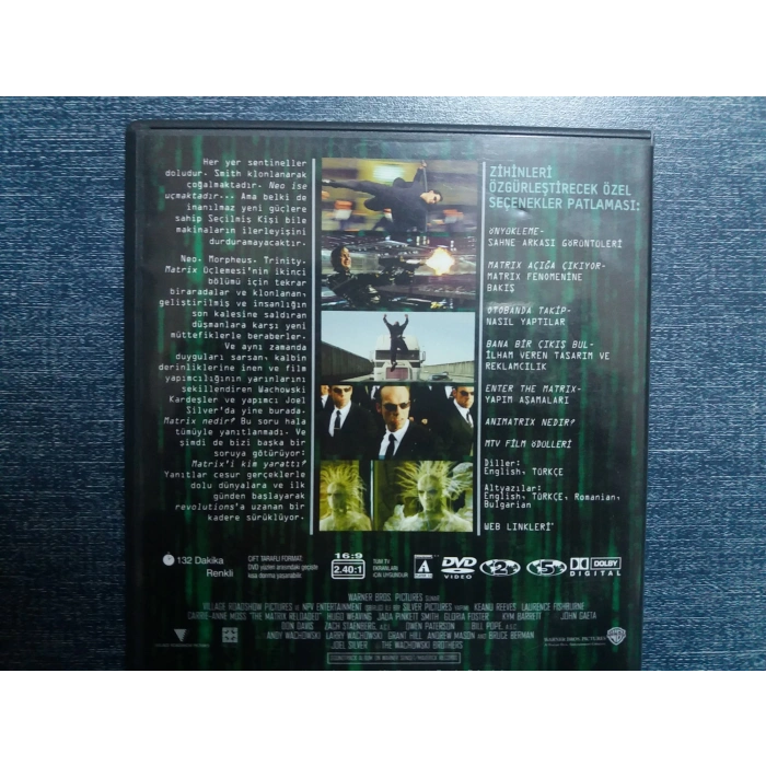 MATRIX RELOADED DVD FİLM (2 DISK)