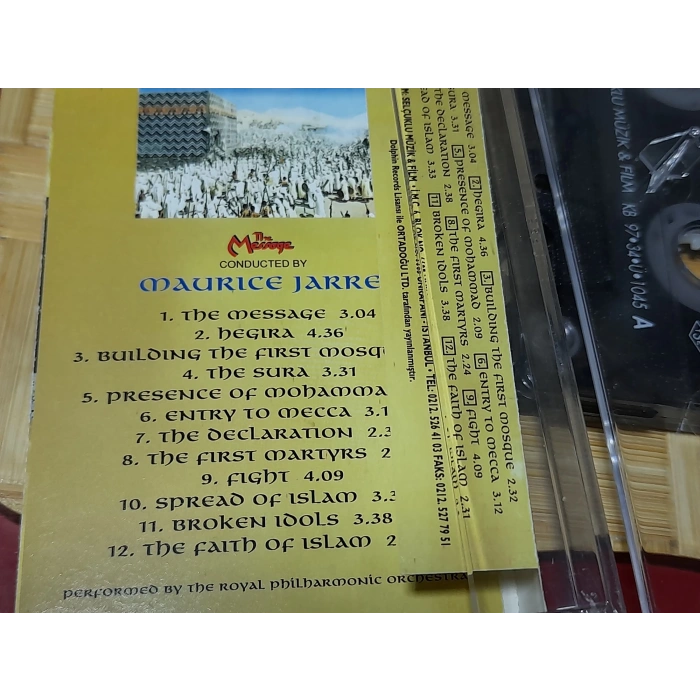 MAURICE JARRE THE MESSAGE SOUNDTRACK FILM MÜZİK KASET